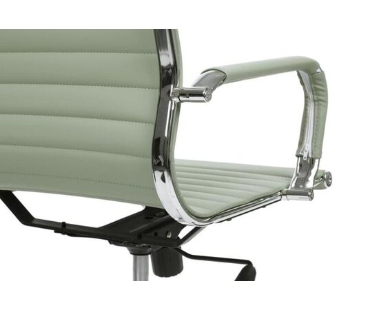Кресло Хьюго RCH 57x56x109/119 6002-1SE Зеленый, Основной цвет: Зеленый, Ширина: 57, Высота: 119, Глубина: 56, Максимальная ширина: 57, Максимальная глубина: 56, Максимальная высота: 119, Вес: 12,6, Материал сиденья: экокожа, Механизм: топ-ган, Подголовник: металлические хромированные, с накладками из экокожи в цвет кресла, Цвет сиденья: Зеленый, Цвет спинки: Зеленый, Максимальная нагрузка: 120, Материал спинки: экокожа, Гарантия: 1 год, Страна производитель: Китай, Объем: 0,288, Бренд: РИВА ООО, Артикул для сайта: 6002-1SE, изображение 11post-test
