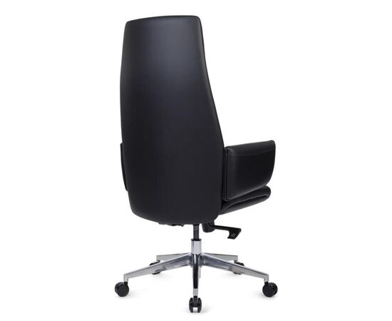 Кресло Энзо 65x68x118/125 WISE-01 Чёрный, Основной цвет: Чёрный, Ширина: 65, Высота: 125, Глубина: 68, Максимальная ширина: 65, Максимальная глубина: 68, Максимальная высота: 125, Вес: 28,6, Материал сиденья: экокожа, Механизм: топ-ган, Подголовник: обтянутые экокожей в цвет кресла, Цвет сиденья: Черный, Цвет спинки: Черный, Материал спинки: экокожа, Гарантия: 5 лет, Страна производитель: Китай, Максимальная нагрузка: 250, Бренд: РИВА ООО, Артикул для сайта: WISE-01, изображение 3post-test