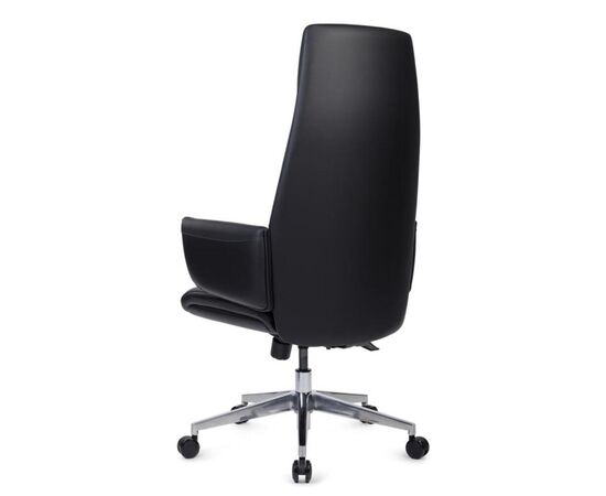 Кресло Энзо 65x68x118/125 WISE-01 Чёрный, Основной цвет: Чёрный, Ширина: 65, Высота: 125, Глубина: 68, Максимальная ширина: 65, Максимальная глубина: 68, Максимальная высота: 125, Вес: 28,6, Материал сиденья: экокожа, Механизм: топ-ган, Подголовник: обтянутые экокожей в цвет кресла, Цвет сиденья: Черный, Цвет спинки: Черный, Материал спинки: экокожа, Гарантия: 5 лет, Страна производитель: Китай, Максимальная нагрузка: 250, Бренд: РИВА ООО, Артикул для сайта: WISE-01, изображение 5post-test