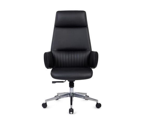 Кресло Энзо 65x68x118/125 WISE-01 Чёрный, Основной цвет: Чёрный, Ширина: 65, Высота: 125, Глубина: 68, Максимальная ширина: 65, Максимальная глубина: 68, Максимальная высота: 125, Вес: 28,6, Материал сиденья: экокожа, Механизм: топ-ган, Подголовник: обтянутые экокожей в цвет кресла, Цвет сиденья: Черный, Цвет спинки: Черный, Материал спинки: экокожа, Гарантия: 5 лет, Страна производитель: Китай, Максимальная нагрузка: 250, Бренд: РИВА ООО, Артикул для сайта: WISE-01, изображение 8post-test