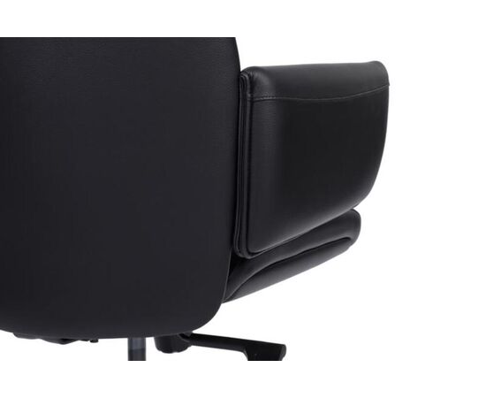 Кресло Энзо 65x68x118/125 WISE-01 Чёрный, Основной цвет: Чёрный, Ширина: 65, Высота: 125, Глубина: 68, Максимальная ширина: 65, Максимальная глубина: 68, Максимальная высота: 125, Вес: 28,6, Материал сиденья: экокожа, Механизм: топ-ган, Подголовник: обтянутые экокожей в цвет кресла, Цвет сиденья: Черный, Цвет спинки: Черный, Материал спинки: экокожа, Гарантия: 5 лет, Страна производитель: Китай, Максимальная нагрузка: 250, Бренд: РИВА ООО, Артикул для сайта: WISE-01, изображение 11post-test