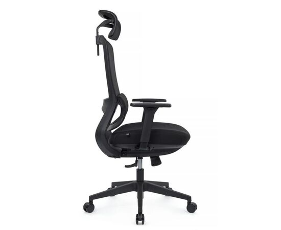 Кресло Скилл RCH 65x63x126/136 6245AX-HS Чёрный, Основной цвет: Чёрный, Ширина: 65, Высота: 136, Глубина: 63, Максимальная ширина: 65, Максимальная глубина: 63, Максимальная высота: 136, Вес: 18,4, Материал сиденья: ткань, Механизм: топ-ган с фиксацией в 3 положениях, Подголовник: черный пластик 1D, Цвет сиденья: Черный, Цвет спинки: Черный, Максимальная нагрузка: 120, Материал спинки: сетка, Гарантия: 1 год, Страна производитель: Китай, Объем: 0,128, Бренд: РИВА ООО, Артикул для сайта: 6245AX-HS, изображение 2post-test