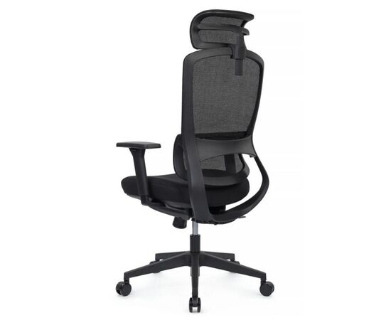 Кресло Скилл RCH 65x63x126/136 6245AX-HS Чёрный, Основной цвет: Чёрный, Ширина: 65, Высота: 136, Глубина: 63, Максимальная ширина: 65, Максимальная глубина: 63, Максимальная высота: 136, Вес: 18,4, Материал сиденья: ткань, Механизм: топ-ган с фиксацией в 3 положениях, Подголовник: черный пластик 1D, Цвет сиденья: Черный, Цвет спинки: Черный, Максимальная нагрузка: 120, Материал спинки: сетка, Гарантия: 1 год, Страна производитель: Китай, Объем: 0,128, Бренд: РИВА ООО, Артикул для сайта: 6245AX-HS, изображение 5post-test