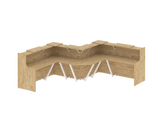 Оникс Ресепшн 3139x3139x1187 O.R-K-35 Тиквуд Светлый, Основной цвет: Тиквуд Светлый, Ширина: 3139, Высота: 1187, Глубина: 3139, Максимальная ширина: 3139, Максимальная глубина: 3139, Максимальная высота: 1187, Объем: 0,857, Бренд: РИВА ООО, Артикул для сайта: O.R-K-35, изображение 2post-test