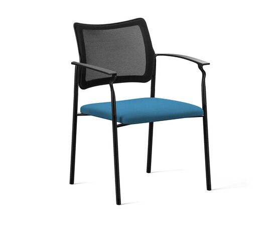 ПИНКО-СЕТКА/PINKO-MESH Кресло на черных опорах с подлокониками 44/59x45/48xh80 Pinko Mesh 4legs black SLW 58 Arms ЧЕРНЫЙ/ГОЛУБ/ЧЕРНЫЙ, Основной цвет: ЧЕРНЫЙ/ГОЛУБ/ЧЕРНЫЙ, Ширина: 59, Высота: 80, Глубина: 48, Максимальная ширина: 59, Максимальная глубина: 48, Минимальная ширина: 44, Максимальная высота: 80, Минимальная глубина: 45, Вес: 7,5, Объем: 0,16, Бренд: ЦЕНТРЭКСИМ ООО, Артикул для сайта: Pinko Mesh 4legs black SLW 58 Arms, изображение 2post-test