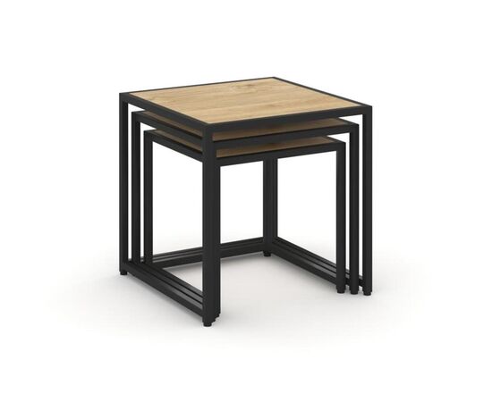 Лофт Стол журнальный 400x400x400 VR.L-SJK-40 Тиквуд Светлый/Металл Черный, Основной цвет: Тиквуд Светлый/Металл Черный, Ширина: 400, Высота: 400, Глубина: 400, Максимальная ширина: 400, Максимальная глубина: 400, Максимальная высота: 400, Объем: 0,1, Бренд: РИВА ООО, Артикул для сайта: VR.L-SJK-40, изображение 2post-test