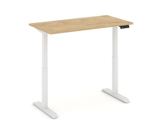 Мув Ап Стол электроподъемный 1180x720x730/1230 MV.SED-2.7 Тиквуд Светлый/Металл Белый Матовый Гладкий, Минимальная высота: 730, Основной цвет: Тиквуд Светлый/Металл Белый Матовый Гладкий, Ширина: 1180, Высота: 1230, Глубина: 720, Максимальная ширина: 1180, Максимальная глубина: 720, Максимальная высота: 1230, Бренд: РИВА ООО, Артикул для сайта: MV.SED-2.7, изображение 3post-test