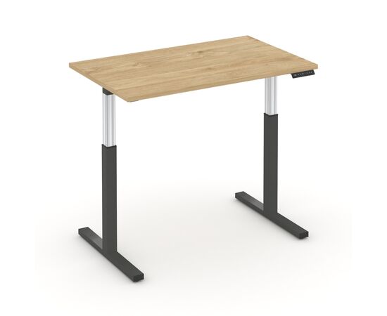 Мув Ап Стол электроподъемный 1180x720x720/1190 MV.SE-2.7 Тиквуд Светлый/Металл Антрацит, Основной цвет: Тиквуд Светлый/Металл Антрацит, Ширина: 1180, Высота: 1190, Глубина: 720, Максимальная ширина: 1180, Максимальная глубина: 720, Максимальная высота: 1190, Объем: 0,102, Бренд: РИВА ООО, Артикул для сайта: MV.SE-2.7, изображение 2post-test