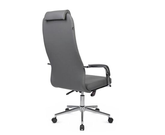 Кресло Танго RCH 53x78x114/124 TOL-207 Серый, Основной цвет: Серый, Ширина: 53, Высота: 124, Глубина: 78, Максимальная ширина: 53, Максимальная глубина: 78, Максимальная высота: 124, Вес: 14, Материал сиденья: экокожа, Механизм: топ-ган люкс, Подголовник: хром, с накладками из экокожи в цвет кресла, Цвет сиденья: Серый, Цвет спинки: Серый, Максимальная нагрузка: 120, Материал спинки: экокожа, Гарантия: 1 год, Страна производитель: Россия, Объем: 0,219, Бренд: РИВА ООО, Артикул для сайта: TOL-207, изображение 3post-test