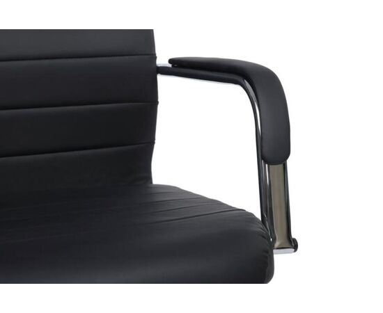 Кресло Нэсс RCH 61x72x121/131 NSL-206 Чёрный, Основной цвет: Чёрный, Ширина: 61, Высота: 131, Глубина: 72, Максимальная ширина: 61, Максимальная глубина: 72, Максимальная высота: 131, Вес: 12,4, Материал сиденья: экокожа, Механизм: топ-ган, Подголовник: хром, с накладками из экокожи в цвет кресла, Цвет сиденья: Черный, Цвет спинки: Черный, Максимальная нагрузка: 120, Материал спинки: экокожа, Гарантия: 1 год, Страна производитель: Россия, Объем: 0,145, Бренд: РИВА ООО, Артикул для сайта: NSL-206, изображение 11post-test