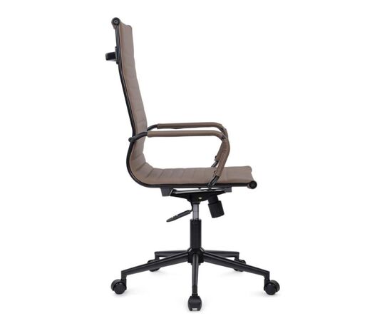 Кресло Хьюго RCH 57x56x109/119 6002-1SEB Коричневый/Металл Черный, Основной цвет: Коричневый/Металл Черный, Ширина: 57, Высота: 119, Глубина: 56, Максимальная ширина: 57, Максимальная глубина: 56, Максимальная высота: 119, Вес: 12,6, Материал сиденья: экокожа, Механизм: топ-ган, Подголовник: черный металл, с накладками из экокожи в цвет кресла, Цвет сиденья: Коричневый, Цвет спинки: Коричневый, Максимальная нагрузка: 120, Материал спинки: экокожа, Гарантия: 1 год, Страна производитель: Китай, Объем: 0,288, Бренд: РИВА ООО, Артикул для сайта: 6002-1SEB, изображение 2post-test