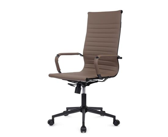 Кресло Хьюго RCH 57x56x109/119 6002-1SEB Коричневый/Металл Черный, Основной цвет: Коричневый/Металл Черный, Ширина: 57, Высота: 119, Глубина: 56, Максимальная ширина: 57, Максимальная глубина: 56, Максимальная высота: 119, Вес: 12,6, Материал сиденья: экокожа, Механизм: топ-ган, Подголовник: черный металл, с накладками из экокожи в цвет кресла, Цвет сиденья: Коричневый, Цвет спинки: Коричневый, Максимальная нагрузка: 120, Материал спинки: экокожа, Гарантия: 1 год, Страна производитель: Китай, Объем: 0,288, Бренд: РИВА ООО, Артикул для сайта: 6002-1SEB, изображение 7post-test