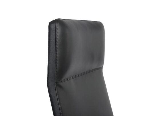 Кресло Моне 60x57x118/126 A1811 Чёрный, Основной цвет: Чёрный, Ширина: 60, Высота: 126, Глубина: 57, Максимальная ширина: 60, Максимальная глубина: 57, Максимальная высота: 126, Вес: 24, Материал сиденья: натуральная кожа/экокожа, Механизм: синхромеханизм, Подголовник: алюминий, с накладками из кожи в цвет кресла, Цвет сиденья: Черный, Цвет спинки: Черный, Максимальная нагрузка: 150, Материал спинки: натуральная кожа/экокожа, Гарантия: 5 лет, Страна производитель: Китай, Объем: 0,217, Бренд: РИВА ООО, Артикул для сайта: A1811, изображение 9post-test