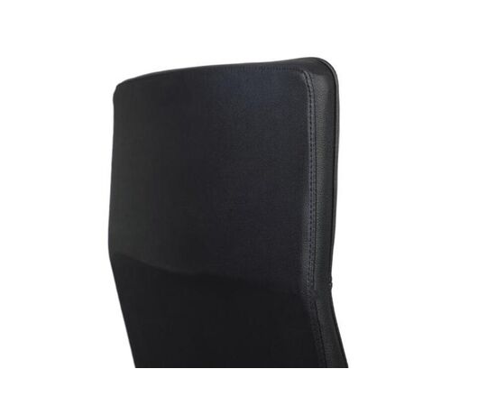 Кресло Моне 60x57x118/126 A1811 Чёрный, Основной цвет: Чёрный, Ширина: 60, Высота: 126, Глубина: 57, Максимальная ширина: 60, Максимальная глубина: 57, Максимальная высота: 126, Вес: 24, Материал сиденья: натуральная кожа/экокожа, Механизм: синхромеханизм, Подголовник: алюминий, с накладками из кожи в цвет кресла, Цвет сиденья: Черный, Цвет спинки: Черный, Максимальная нагрузка: 150, Материал спинки: натуральная кожа/экокожа, Гарантия: 5 лет, Страна производитель: Китай, Объем: 0,217, Бренд: РИВА ООО, Артикул для сайта: A1811, изображение 10post-test