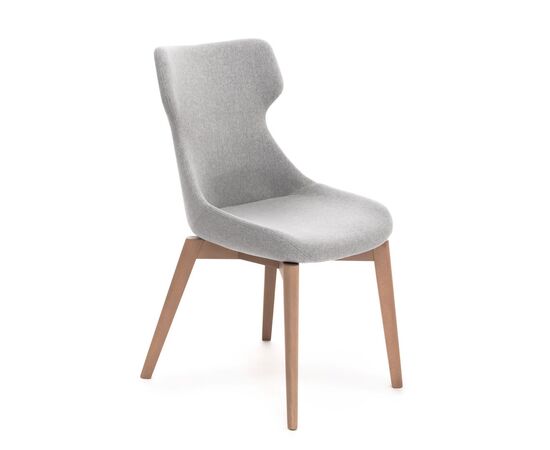 АНТЕЯ/ANTEA Кресло на деревянных опорах 47x44/59xh88 ANTEA L9 oak UNO Silver серый/дуб светлый, Основной цвет: серый/дуб светлый, Ширина: 47, Высота: 88, Глубина: 59, Максимальная ширина: 47, Максимальная глубина: 59, Максимальная высота: 88, Минимальная глубина: 44, Вес: 10, Объем: 0,36, Бренд: ЦЕНТРЭКСИМ ООО, Артикул для сайта: ANTEA L9 oak UNO Silver, изображение 2post-test