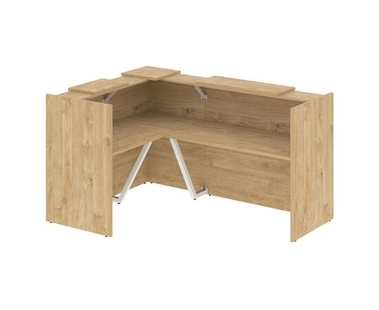 Оникс Ресепшн 2168x1568x1187 O.R-K-23 Тиквуд Светлый, Основной цвет: Тиквуд Светлый, Ширина: 2168, Высота: 1187, Глубина: 1568, Максимальная ширина: 2168, Максимальная глубина: 1568, Максимальная высота: 1187, Объем: 0,475, Бренд: РИВА ООО, Артикул для сайта: O.R-K-23, изображение 2post-test