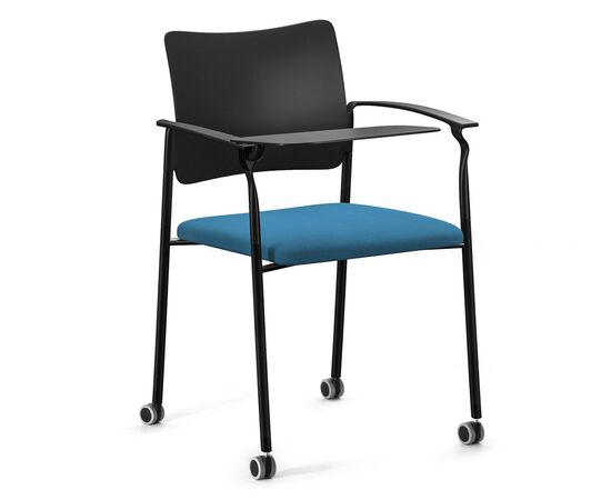 ПИНКО/PINKO Кресло со столиком на колесах с черными опорами 44/63x45/48xh79 Pinko plastic cast black SLW 58 Arms+WT ЧЕРНЫЙ/ГОЛУБ/ЧЕРНЫЙ, Основной цвет: ЧЕРНЫЙ/ГОЛУБ/ЧЕРНЫЙ, Ширина: 63, Высота: 79, Глубина: 48, Максимальная ширина: 63, Максимальная глубина: 48, Минимальная ширина: 44, Максимальная высота: 79, Минимальная глубина: 45, Вес: 8, Объем: 0,12, Бренд: ЦЕНТРЭКСИМ ООО, Артикул для сайта: Pinko plastic cast black SLW 58 Arms+WT, изображение 2post-test