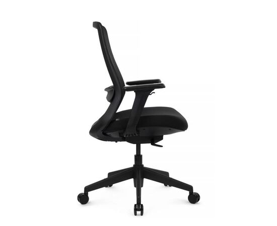 Кресло Космо-M 70x70x101/111 AETH-MG Чёрный, Основной цвет: Чёрный, Ширина: 70, Высота: 111, Глубина: 70, Максимальная ширина: 70, Максимальная глубина: 70, Максимальная высота: 111, Вес: 18,4, Материал сиденья: ткань, Механизм: синхромеханизм со слайдером, фиксация в 4 положениях, Подголовник: черный пластик 4D, Цвет сиденья: Черный, Цвет спинки: Черный, Максимальная нагрузка: 120, Материал спинки: сетка, Гарантия: 3 года, Страна производитель: Китай, Объем: 0,141, Бренд: РИВА ООО, Артикул для сайта: AETH-MG, изображение 2post-test