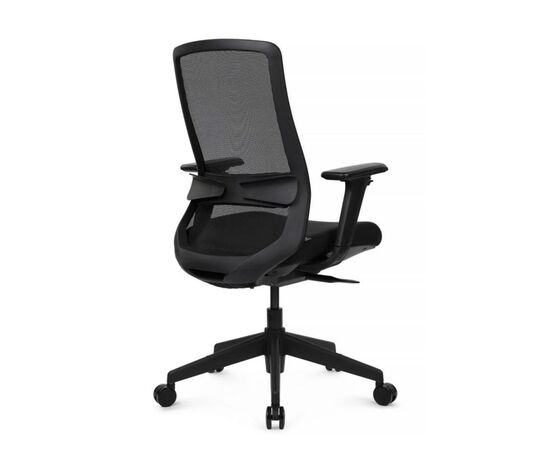 Кресло Космо-M 70x70x101/111 AETH-MG Чёрный, Основной цвет: Чёрный, Ширина: 70, Высота: 111, Глубина: 70, Максимальная ширина: 70, Максимальная глубина: 70, Максимальная высота: 111, Вес: 18,4, Материал сиденья: ткань, Механизм: синхромеханизм со слайдером, фиксация в 4 положениях, Подголовник: черный пластик 4D, Цвет сиденья: Черный, Цвет спинки: Черный, Максимальная нагрузка: 120, Материал спинки: сетка, Гарантия: 3 года, Страна производитель: Китай, Объем: 0,141, Бренд: РИВА ООО, Артикул для сайта: AETH-MG, изображение 3post-test