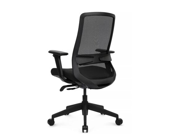 Кресло Космо-M 70x70x101/111 AETH-MG Чёрный, Основной цвет: Чёрный, Ширина: 70, Высота: 111, Глубина: 70, Максимальная ширина: 70, Максимальная глубина: 70, Максимальная высота: 111, Вес: 18,4, Материал сиденья: ткань, Механизм: синхромеханизм со слайдером, фиксация в 4 положениях, Подголовник: черный пластик 4D, Цвет сиденья: Черный, Цвет спинки: Черный, Максимальная нагрузка: 120, Материал спинки: сетка, Гарантия: 3 года, Страна производитель: Китай, Объем: 0,141, Бренд: РИВА ООО, Артикул для сайта: AETH-MG, изображение 5post-test
