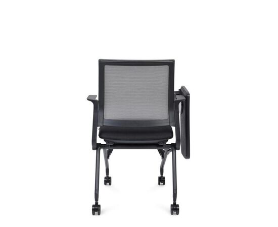 Кресло с пюпитром Моби 60x73x88 D2002TN Чёрный, Основной цвет: Чёрный, Ширина: 60, Высота: 88, Глубина: 73, Максимальная ширина: 60, Максимальная глубина: 73, Максимальная высота: 88, Вес: 14,7, Материал сиденья: ткань, Подголовник: черный пластик, нерегулируемый пюпитр, Цвет сиденья: Черный, Цвет спинки: Черный, Максимальная нагрузка: 120, Материал спинки: сетка, Гарантия: 3 года, Страна производитель: Китай, Объем: 0,315, Бренд: РИВА ООО, Артикул для сайта: D2002TN, изображение 4post-test
