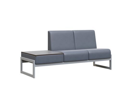 Модуль Диван двухместный столик универсальный 1855x700x800 MD.D2-ST2 Oregon 17/Венге Цаво/Металл Серый, Основной цвет: Oregon 17/Венге Цаво/Металл Серый, Ширина: 1855, Высота: 800, Глубина: 700, Максимальная ширина: 1855, Максимальная глубина: 700, Максимальная высота: 800, Объем: 0,57, Бренд: РИВА ООО, Артикул для сайта: MD.D2-ST2, изображение 2post-test