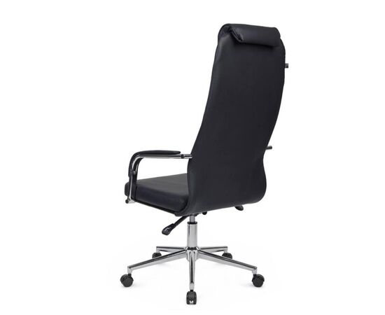 Кресло Танго RCH 53x78x114/124 TOL-207 Чёрный, Основной цвет: Чёрный, Ширина: 53, Высота: 124, Глубина: 78, Максимальная ширина: 53, Максимальная глубина: 78, Максимальная высота: 124, Вес: 14, Материал сиденья: экокожа, Механизм: топ-ган люкс, Подголовник: хром, с накладками из экокожи в цвет кресла, Цвет сиденья: Черный, Цвет спинки: Черный, Максимальная нагрузка: 120, Материал спинки: экокожа, Гарантия: 1 год, Страна производитель: Россия, Объем: 0,219, Бренд: РИВА ООО, Артикул для сайта: TOL-207, изображение 5post-test