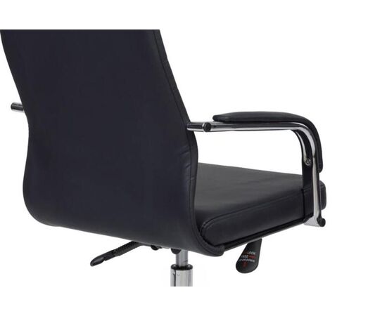 Кресло Танго RCH 53x78x114/124 TOL-207 Чёрный, Основной цвет: Чёрный, Ширина: 53, Высота: 124, Глубина: 78, Максимальная ширина: 53, Максимальная глубина: 78, Максимальная высота: 124, Вес: 14, Материал сиденья: экокожа, Механизм: топ-ган люкс, Подголовник: хром, с накладками из экокожи в цвет кресла, Цвет сиденья: Черный, Цвет спинки: Черный, Максимальная нагрузка: 120, Материал спинки: экокожа, Гарантия: 1 год, Страна производитель: Россия, Объем: 0,219, Бренд: РИВА ООО, Артикул для сайта: TOL-207, изображение 12post-test