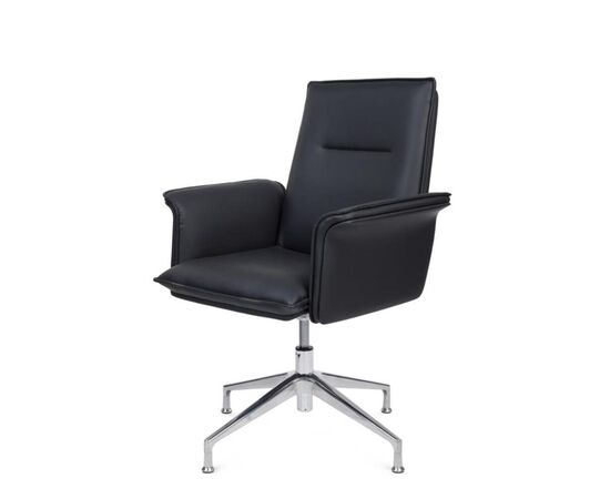 Кресло Визо-СТ RCH 73x65x93/101 C2507 Чёрный, Основной цвет: Чёрный, Ширина: 73, Высота: 101, Глубина: 65, Максимальная ширина: 73, Максимальная глубина: 65, Максимальная высота: 101, Вес: 20, Материал сиденья: экокожа, Механизм: пиастра, Подголовник: обтянутые экокожей в цвет кресла, Цвет сиденья: Черный, Цвет спинки: Черный, Максимальная нагрузка: 120, Материал спинки: экокожа, Гарантия: 1 год, Страна производитель: Китай, Объем: 0,328, Бренд: РИВА ООО, Артикул для сайта: C2507, изображение 7post-test