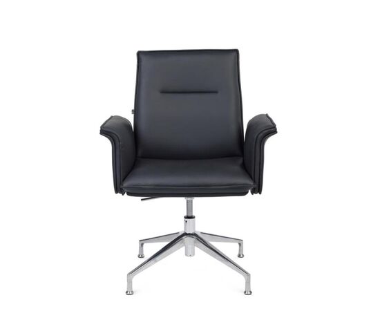 Кресло Визо-СТ RCH 73x65x93/101 C2507 Чёрный, Основной цвет: Чёрный, Ширина: 73, Высота: 101, Глубина: 65, Максимальная ширина: 73, Максимальная глубина: 65, Максимальная высота: 101, Вес: 20, Материал сиденья: экокожа, Механизм: пиастра, Подголовник: обтянутые экокожей в цвет кресла, Цвет сиденья: Черный, Цвет спинки: Черный, Максимальная нагрузка: 120, Материал спинки: экокожа, Гарантия: 1 год, Страна производитель: Китай, Объем: 0,328, Бренд: РИВА ООО, Артикул для сайта: C2507, изображение 8post-test