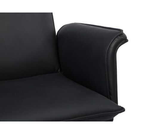 Кресло Визо-СТ RCH 73x65x93/101 C2507 Чёрный, Основной цвет: Чёрный, Ширина: 73, Высота: 101, Глубина: 65, Максимальная ширина: 73, Максимальная глубина: 65, Максимальная высота: 101, Вес: 20, Материал сиденья: экокожа, Механизм: пиастра, Подголовник: обтянутые экокожей в цвет кресла, Цвет сиденья: Черный, Цвет спинки: Черный, Максимальная нагрузка: 120, Материал спинки: экокожа, Гарантия: 1 год, Страна производитель: Китай, Объем: 0,328, Бренд: РИВА ООО, Артикул для сайта: C2507, изображение 9post-test
