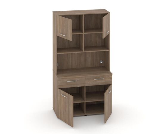 Фит Вариант № 9 1200x600/420x2178 MN-009 Дуб Аризона, Основной цвет: Дуб Аризона, Ширина: 1200, Высота: 2178, Глубина: 420, Максимальная ширина: 1200, Максимальная глубина: 420, Максимальная высота: 2178, Минимальная глубина: 600, Объем: 0,294, Бренд: РИВА ООО, Артикул для сайта: MN-009, изображение 2post-test