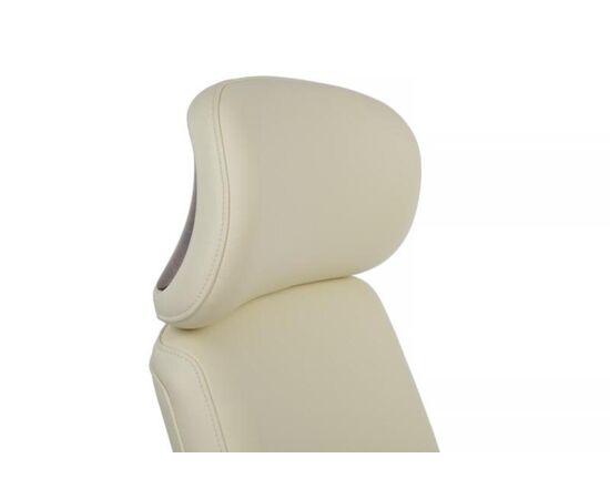 Кресло Марк 74x70x120/126 FK006-A Кремово-белый, Основной цвет: Кремово-белый, Ширина: 74, Высота: 126, Глубина: 70, Максимальная ширина: 74, Максимальная глубина: 70, Максимальная высота: 126, Вес: 35,2, Материал сиденья: натуральная кожа, Механизм: синхромеханизм со слайдером с фиксацией в 3 положениях, Подголовник: 3D, с накладками из кожи в цвет кресла, Цвет сиденья: Кремовый, Цвет спинки: Кремовый, Максимальная нагрузка: 250, Материал спинки: натуральная кожа, Гарантия: 5 лет, Страна производитель: Китай, Объем: 0,389, Бренд: РИВА ООО, Артикул для сайта: FK006-A, изображение 9post-test
