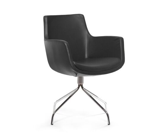 ФЕЛИЦИЯ/FELICIA Кресло ФИКС 49/60x44/67xh86 Felicia P2 fix Dakota black-25 Черный/кожа, Основной цвет: Черный/кожа, Ширина: 60, Высота: 86, Глубина: 67, Максимальная ширина: 60, Максимальная глубина: 67, Минимальная ширина: 49, Максимальная высота: 86, Минимальная глубина: 44, Вес: 18,6, Объем: 0,34, Бренд: ЦЕНТРЭКСИМ ООО, Артикул для сайта: Felicia P2 fix Dakota black-25, изображение 2post-test