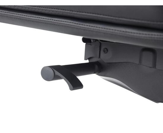 Кресло Рафаэль-M 67x69x102/107 B2119 Чёрный, Основной цвет: Чёрный, Ширина: 67, Высота: 107, Глубина: 69, Максимальная ширина: 67, Максимальная глубина: 69, Максимальная высота: 107, Вес: 37, Материал сиденья: натуральная кожа/экокожа, Механизм: синхромеханизм с фиксацией в 4 положениях, Подголовник: обтянутые кожей в цвет кресла, Цвет сиденья: Черный, Цвет спинки: Черный, Максимальная нагрузка: 250, Материал спинки: натуральная кожа/экокожа, Гарантия: 5 лет, Страна производитель: Китай, Объем: 0,549, Бренд: РИВА ООО, Артикул для сайта: B2119, изображение 10post-test
