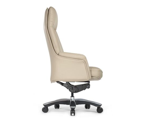Кресло Батисто 83x75x124/130 A2018 Cветло-бежевый, Основной цвет: Cветло-бежевый, Ширина: 83, Высота: 130, Глубина: 75, Максимальная ширина: 83, Максимальная глубина: 75, Максимальная высота: 130, Вес: 29,2, Материал сиденья: натуральная кожа/экокожа, Механизм: синхромеханизм, Подголовник: обтянутые кожей в цвет кресла, Цвет сиденья: Светло-бежевый, Цвет спинки: Светло-бежевый, Максимальная нагрузка: 250, Материал спинки: натуральная кожа/экокожа, Гарантия: 5 лет, Страна производитель: Китай, Объем: 0,764, Бренд: РИВА ООО, Артикул для сайта: A2018, изображение 2post-test