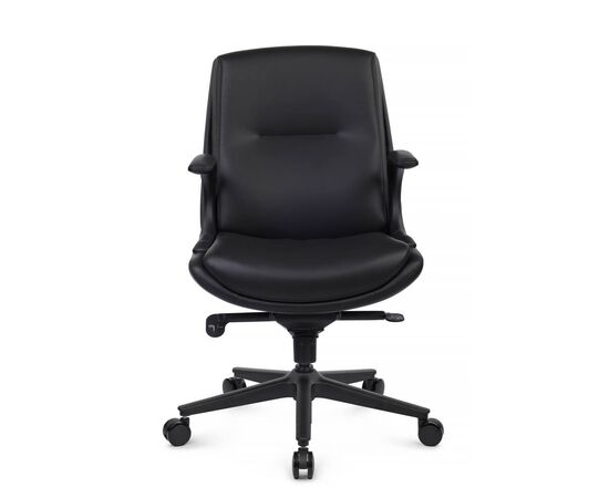 Кресло Данте-M 60x66x105/112 B2561-12 Чёрный, Основной цвет: Чёрный, Ширина: 60, Высота: 112, Глубина: 66, Максимальная ширина: 60, Максимальная глубина: 66, Максимальная высота: 112, Вес: 27, Материал сиденья: экокожа, Механизм: мультиблок, Подголовник: черный нейлон, с накладками из экокожи в цвет кресла, Цвет сиденья: Черный, Цвет спинки: Черный, Максимальная нагрузка: 150, Материал спинки: экокожа, Гарантия: 5 лет, Страна производитель: Китай, Объем: 0,216, Бренд: РИВА ООО, Артикул для сайта: B2561-12, изображение 8post-test
