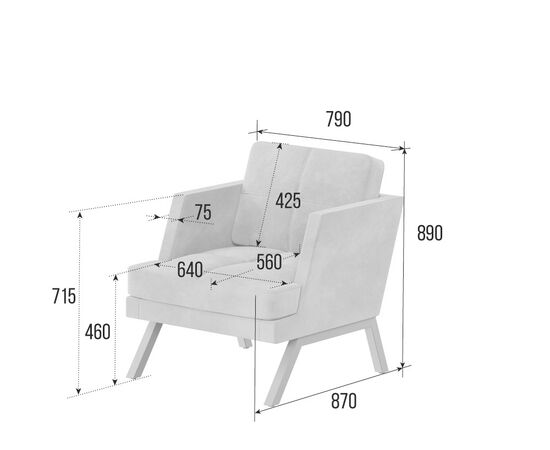 Алдо Кресло с декором из пуговиц 790x875x890 ALDB-01L Storm 022/Storm 017/Металл Капучино, Основной цвет: Storm 022/Storm 017/Металл Капучино, Ширина: 790, Высота: 890, Глубина: 875, Максимальная ширина: 790, Максимальная глубина: 875, Максимальная высота: 890, Вес: 29,6, Объем: 0,62, Бренд: РИВА ООО, Артикул для сайта: ALDB-01L, изображение 2post-test