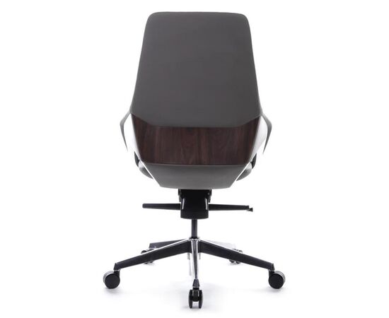 Кресло Аура-M 68x68x103/109 FK005-B Антрацит, Основной цвет: Антрацит, Ширина: 68, Высота: 109, Глубина: 68, Максимальная ширина: 68, Максимальная глубина: 68, Максимальная высота: 109, Вес: 26,2, Материал сиденья: натуральная кожа/экокожа, Механизм: мультиблок, Подголовник: обтянутые кожей в цвет кресла, Цвет сиденья: Антрацит, Цвет спинки: Антрацит, Максимальная нагрузка: 150, Материал спинки: натуральная кожа/экокожа, Гарантия: 5 лет, Страна производитель: Китай, Объем: 0,426, Бренд: РИВА ООО, Артикул для сайта: FK005-B, изображение 5post-test