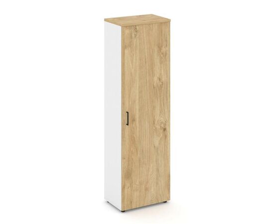 Стайл Проджект Гардероб узкий неглубокий 600x400x1982 SN.GB-001 Белый/Тиквуд Светлый/Черный Ручки, Основной цвет: Белый/Тиквуд Светлый/Черный Ручки, Ширина: 600, Высота: 1982, Глубина: 400, Максимальная ширина: 600, Максимальная глубина: 400, Максимальная высота: 1982, Объем: 0,094, Бренд: РИВА ООО, Артикул для сайта: SN.GB-001, изображение 2post-test