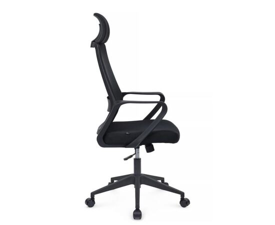 Кресло Поинт RCH 56x65x119/129 8325H10 Чёрный, Максимальная нагрузка: 120, Основной цвет: Чёрный, Ширина: 56, Высота: 129, Глубина: 65, Максимальная ширина: 56, Максимальная глубина: 65, Максимальная высота: 129, Вес: 11,6, Механизм: топ-ган, Гарантия: 1 год, Страна производитель: Китай, Объем: 0,115, Бренд: РИВА ООО, Артикул для сайта: 8325H10, изображение 2post-test