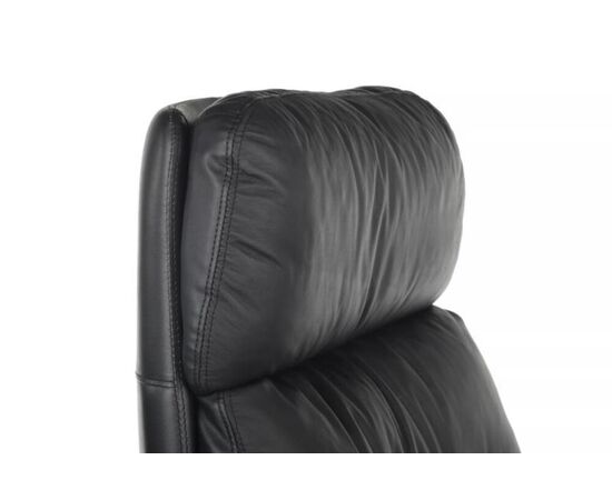 Кресло Марко 80x80x118/122 LS-262A Чёрный, Основной цвет: Чёрный, Ширина: 80, Высота: 122, Глубина: 80, Максимальная ширина: 80, Максимальная глубина: 80, Максимальная высота: 122, Вес: 36, Материал сиденья: натуральная кожа/экокожа, Механизм: дип-тильт, Подголовник: обтянутые кожей в цвет кресла, Цвет сиденья: Черный, Цвет спинки: Черный, Максимальная нагрузка: 250, Материал спинки: натуральная кожа/экокожа, Гарантия: 3 года, Страна производитель: Китай, Объем: 0,584, Бренд: РИВА ООО, Артикул для сайта: LS-262A, изображение 6post-test