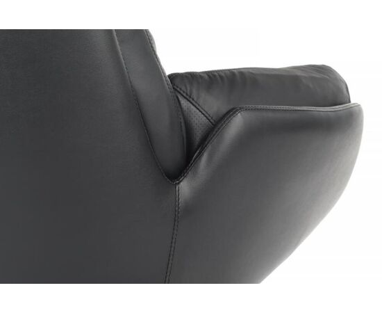 Кресло Марко 80x80x118/122 LS-262A Чёрный, Основной цвет: Чёрный, Ширина: 80, Высота: 122, Глубина: 80, Максимальная ширина: 80, Максимальная глубина: 80, Максимальная высота: 122, Вес: 36, Материал сиденья: натуральная кожа/экокожа, Механизм: дип-тильт, Подголовник: обтянутые кожей в цвет кресла, Цвет сиденья: Черный, Цвет спинки: Черный, Максимальная нагрузка: 250, Материал спинки: натуральная кожа/экокожа, Гарантия: 3 года, Страна производитель: Китай, Объем: 0,584, Бренд: РИВА ООО, Артикул для сайта: LS-262A, изображение 8post-test
