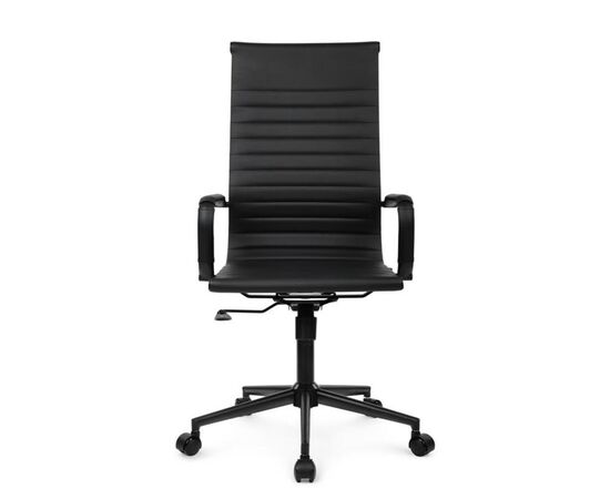 Кресло Хьюго RCH 57x56x109/119 6002-1SEB Черный/Металл черный, Основной цвет: Черный/Металл черный, Ширина: 57, Высота: 119, Глубина: 56, Максимальная ширина: 57, Максимальная глубина: 56, Максимальная высота: 119, Вес: 12,6, Материал сиденья: экокожа, Механизм: топ-ган, Подголовник: черный металл, с накладками из экокожи в цвет кресла, Цвет сиденья: Черный, Цвет спинки: Черный, Максимальная нагрузка: 120, Материал спинки: экокожа, Гарантия: 1 год, Страна производитель: Китай, Объем: 0,288, Бренд: РИВА ООО, Артикул для сайта: 6002-1SEB, изображение 8post-test