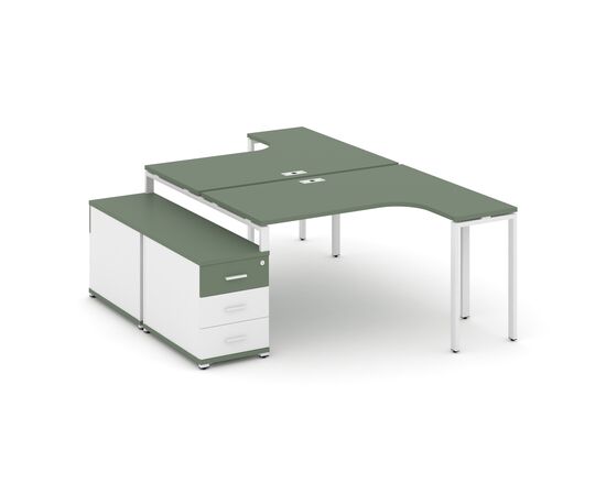 Концепт Рабочая станция с двойной опорной тумбой 1380/1746x2400x750 CN.DSA-301 A Кобо/Белый Бриллиант/Металл Белый, Основной цвет: Кобо/Белый Бриллиант/Металл Белый, Ширина: 1746, Высота: 750, Глубина: 2400, Максимальная ширина: 1746, Максимальная глубина: 2400, Минимальная ширина: 1380, Максимальная высота: 750, Вес: 133,01, Объем: 0,384, Бренд: РИВА ООО, Артикул для сайта: CN.DSA-301 A, изображение 2post-test