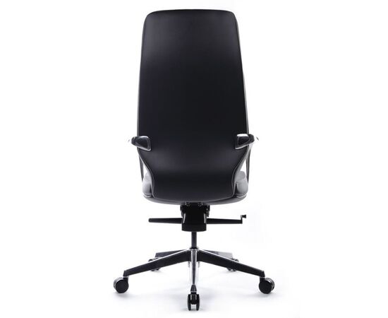 Кресло Алонзо 68x68x120/126 A1711 Чёрный, Основной цвет: Чёрный, Ширина: 68, Высота: 126, Глубина: 68, Максимальная ширина: 68, Максимальная глубина: 68, Максимальная высота: 126, Вес: 26, Материал сиденья: натуральная кожа/экокожа, Механизм: мультиблок, Подголовник: алюминий, с накладками из кожи в цвет кресла, Цвет сиденья: Черный, Цвет спинки: Черный, Максимальная нагрузка: 150, Материал спинки: натуральная кожа/экокожа, Гарантия: 5 лет, Страна производитель: Китай, Объем: 0,179, Бренд: РИВА ООО, Артикул для сайта: A1711, изображение 5post-test