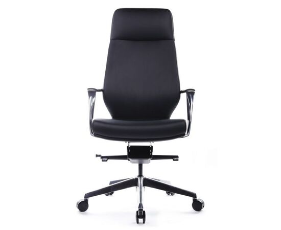 Кресло Алонзо 68x68x120/126 A1711 Чёрный, Основной цвет: Чёрный, Ширина: 68, Высота: 126, Глубина: 68, Максимальная ширина: 68, Максимальная глубина: 68, Максимальная высота: 126, Вес: 26, Материал сиденья: натуральная кожа/экокожа, Механизм: мультиблок, Подголовник: алюминий, с накладками из кожи в цвет кресла, Цвет сиденья: Черный, Цвет спинки: Черный, Максимальная нагрузка: 150, Материал спинки: натуральная кожа/экокожа, Гарантия: 5 лет, Страна производитель: Китай, Объем: 0,179, Бренд: РИВА ООО, Артикул для сайта: A1711, изображение 6post-test