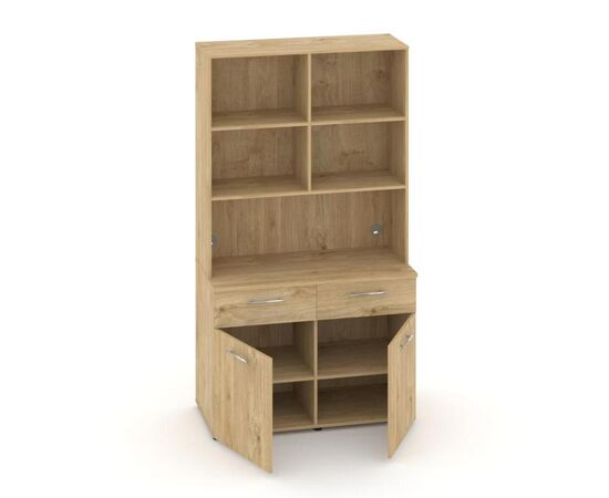 Фит Вариант № 8 1200x600/420x2178 MN-008 Тиквуд Светлый, Основной цвет: Тиквуд Светлый, Ширина: 1200, Высота: 2178, Глубина: 420, Максимальная ширина: 1200, Максимальная глубина: 420, Максимальная высота: 2178, Минимальная глубина: 600, Объем: 0,276, Бренд: РИВА ООО, Артикул для сайта: MN-008, изображение 2post-test