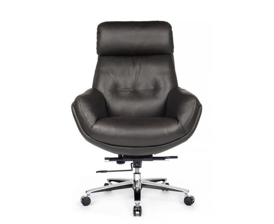 Кресло Марко 80x80x118/122 LS-262A Коричневый, Основной цвет: Коричневый, Ширина: 80, Высота: 122, Глубина: 80, Максимальная ширина: 80, Максимальная глубина: 80, Максимальная высота: 122, Вес: 36, Материал сиденья: натуральная кожа/экокожа, Механизм: дип-тильт, Подголовник: обтянутые кожей в цвет кресла, Цвет сиденья: Коричневый, Цвет спинки: Коричневый, Максимальная нагрузка: 250, Материал спинки: натуральная кожа/экокожа, Гарантия: 3 года, Страна производитель: Китай, Объем: 0,584, Бренд: РИВА ООО, Артикул для сайта: LS-262A, изображение 5post-test