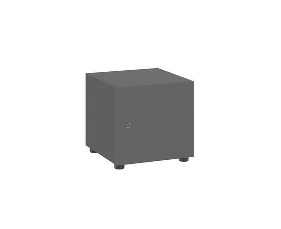 ФЛЕКС/FLEX Шкаф-ячейка нижний 40x42xh39 135H506 151 Графит, Основной цвет: Графит, Ширина: 40, Высота: 39, Глубина: 42, Максимальная ширина: 40, Максимальная глубина: 42, Максимальная высота: 39, Вес: 12,1, Объем: 0,021, Бренд: ЦЕНТРЭКСИМ ООО, Артикул для сайта: 135H506 151, изображение 2post-test
